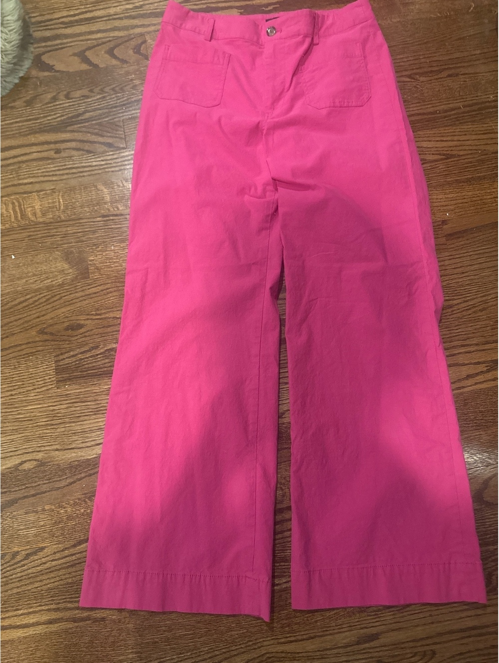 J. Crew Outlet Lizzie Wide Leg Pant in Pink Size 29